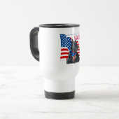 Mug De Voyage Térrier Écossais Faire sortir le VOTE (Devant gauche)