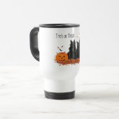 Mug De Voyage Terriers Écossais Halloween (Devant gauche)