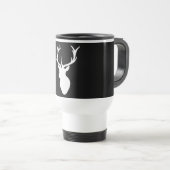Mug De Voyage Tête blanche de mâle (Devant droit)