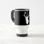 Mug De Voyage Tête blanche de mâle (Devant gauche)