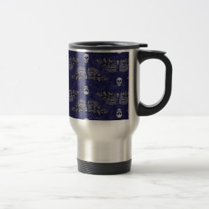 Mug De Voyage Tête de mort tombée Tête de mort et crâne