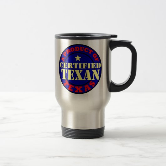 MUG DE VOYAGE TEXAN CERTIFIÉ (Droit)