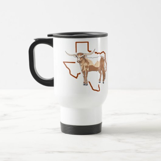 Mug De Voyage Texas Longhorn (Gauche)