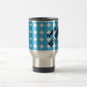 Mug De Voyage Texte diagonal nommé fait sur commande du meilleur (Centre)