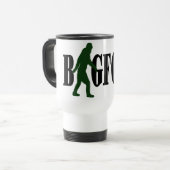 Mug De Voyage Texte et graphique squatté vert (Devant gauche)