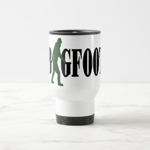 Mug De Voyage Texte et graphique squatté vert