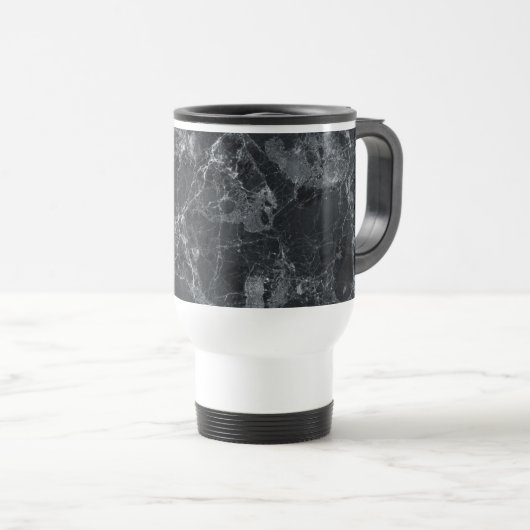 Mug De Voyage Texture noire (Devant droit)