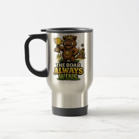 Mug De Voyage The Boar Always Wins (Gauche)