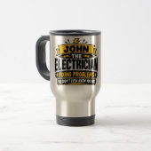 Mug De Voyage The Electrician Fixing Problems (Devant gauche)