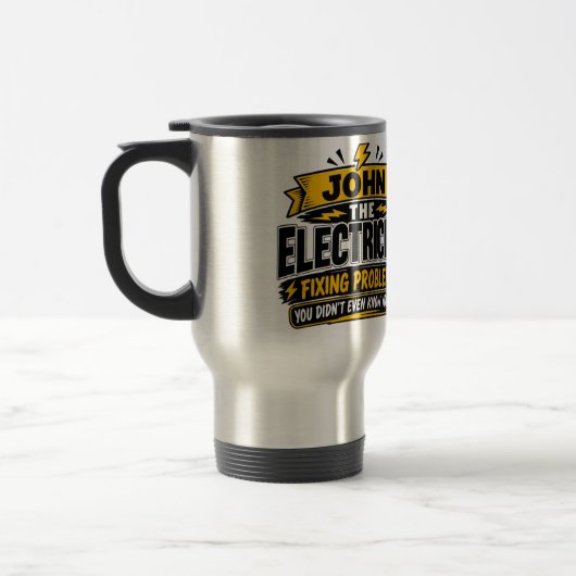 Mug De Voyage The Electrician Fixing Problems (Gauche)