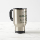 Mug De Voyage Thème de camping Fête de Bachelorette sur mesure (Devant gauche)
