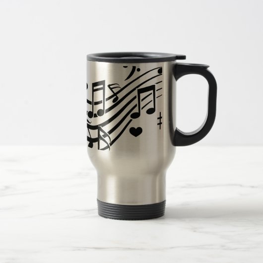 Mug De Voyage Thème de musique (Droit)
