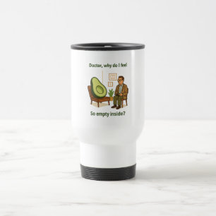 Mug De Voyage Thérapie d'avocat Pourquoi suis-je vide à l'intéri