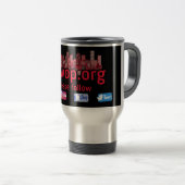 Mug De Voyage Thermique de la masse (Devant droit)