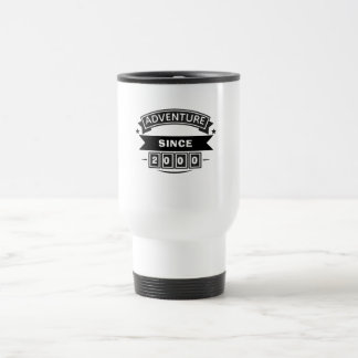Mug de voyage thermique personnalisé 'Aventure dep