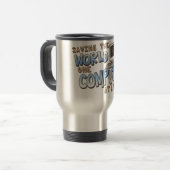 Mug De Voyage theWorld d'économie (Devant gauche)