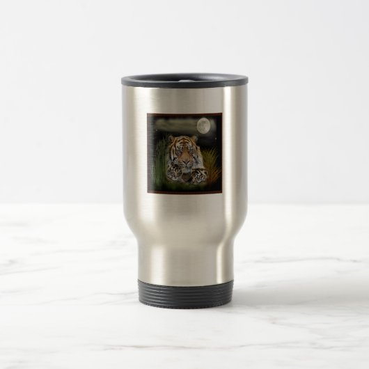 Mug De Voyage Tigre et petits (Centre)