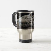 Mug De Voyage Tigres de sommeil (Devant gauche)