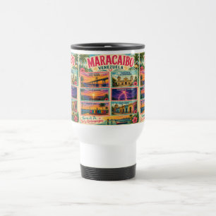 Mug De Voyage Timbre Venezuela Maracaibo État Zulia Tropical Tr