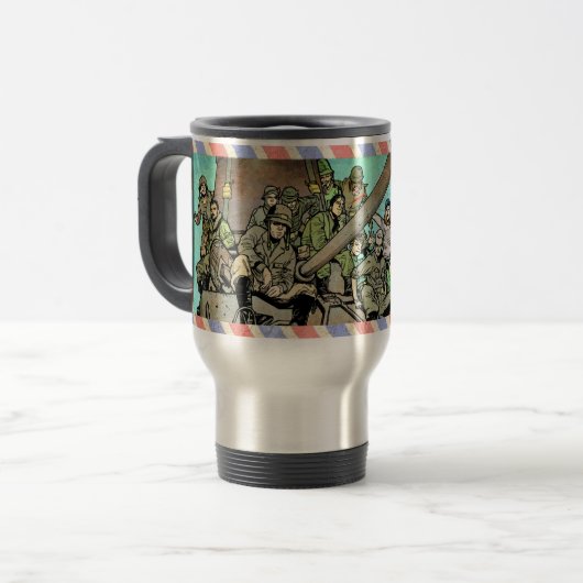 Mug De Voyage Time Grunts se déplace (Devant gauche)