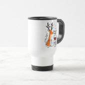 Mug De Voyage Tipsy and Bright Reindeer (Devant droit)