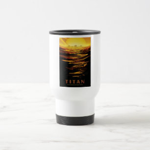 Mug De Voyage Titan la plus grande lune de la planète Saturne