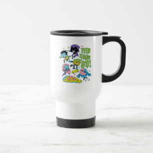 Mug De Voyage Titans Ados, allez ! Gnarly 90's Pizza Graphic
