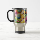Mug De Voyage Title whimsical Easter bunny and colourful egg pat (Gauche)