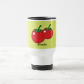 Mug De Voyage Tomate rouge | Ajouter votre nom ou votre texte (Centre)