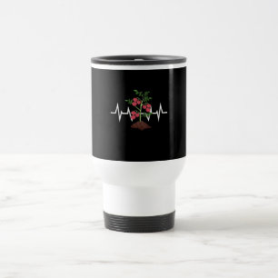 Mug De Voyage Tomates Plante Heartbeat