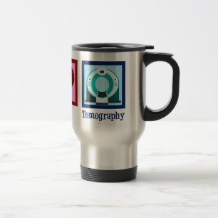 Mug De Voyage Tomographie de l'amour pour la paix