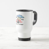Mug De Voyage Tonnerre de bowling (Devant droit)