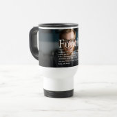 Mug De Voyage Tonton Cool Fun Oncle Photo Moderne (Devant gauche)