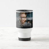 Mug De Voyage Tonton Cool Fun Oncle Photo Moderne (Centre)
