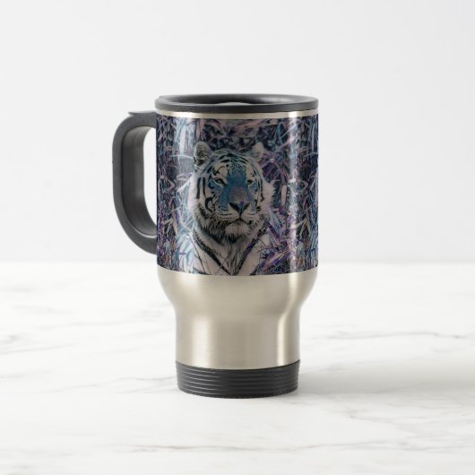Mug De Voyage Toony Tiger bleu (Devant gauche)