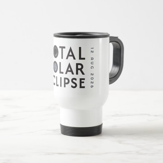 Mug De Voyage Total Solar Eclipse  (Devant droit)