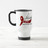 Mug De Voyage Toujours anémie falciforme d'espoir (Gauche)