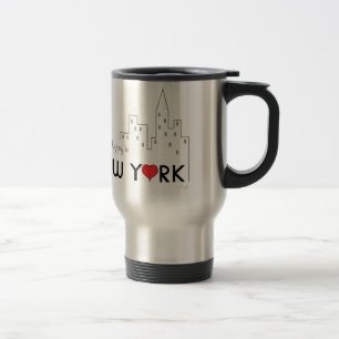 Mug De Voyage Toujours heureux à New York
