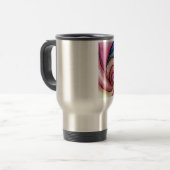 Mug De Voyage Tourbillon d'aquarelle (Devant gauche)