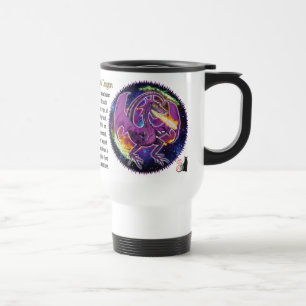Mug De Voyage Tourmaline Dragon Cosmique