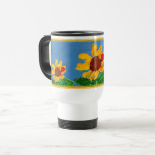 Mug De Voyage Tournesol "Art by Kids"