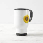 Mug De Voyage Tournesol Jaune Cute Pays Floral (Devant droit)