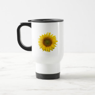 Mug De Voyage Tournesol Jaune Cute Pays Floral