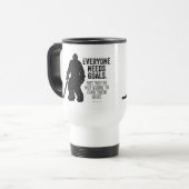 Mug De Voyage Tous ont besoin de buts (Hockey) (Devant gauche)