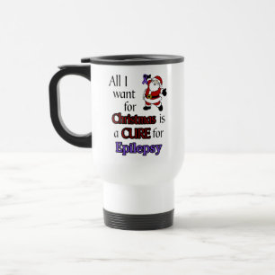 Mug De Voyage Tout ce que je veux pour Noël/Père Noël...Epilepsi