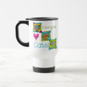 Mug De Voyage Tout le monde aime les chats (Gauche)