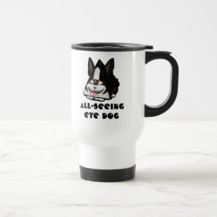 Mug De Voyage Tout-Voir le chien d'oeil