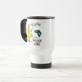 Mug De Voyage Toutes les maillots de pêche pour filles (Devant gauche)