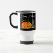 Mug De Voyage Trace ou traitement Halloween Citrouille Chat Cute (Gauche)