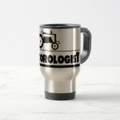 Mug De Voyage Tractorologue - Tracteur (Devant droit)
